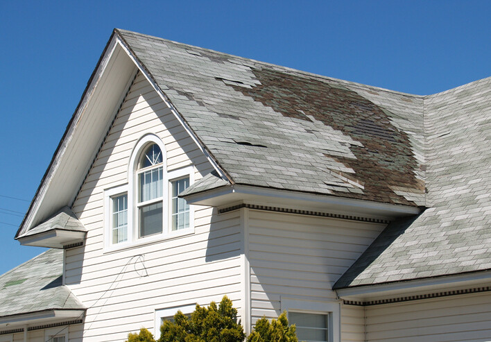 Roof repair after storm damage by Master Rebuilder of Florida Inc.